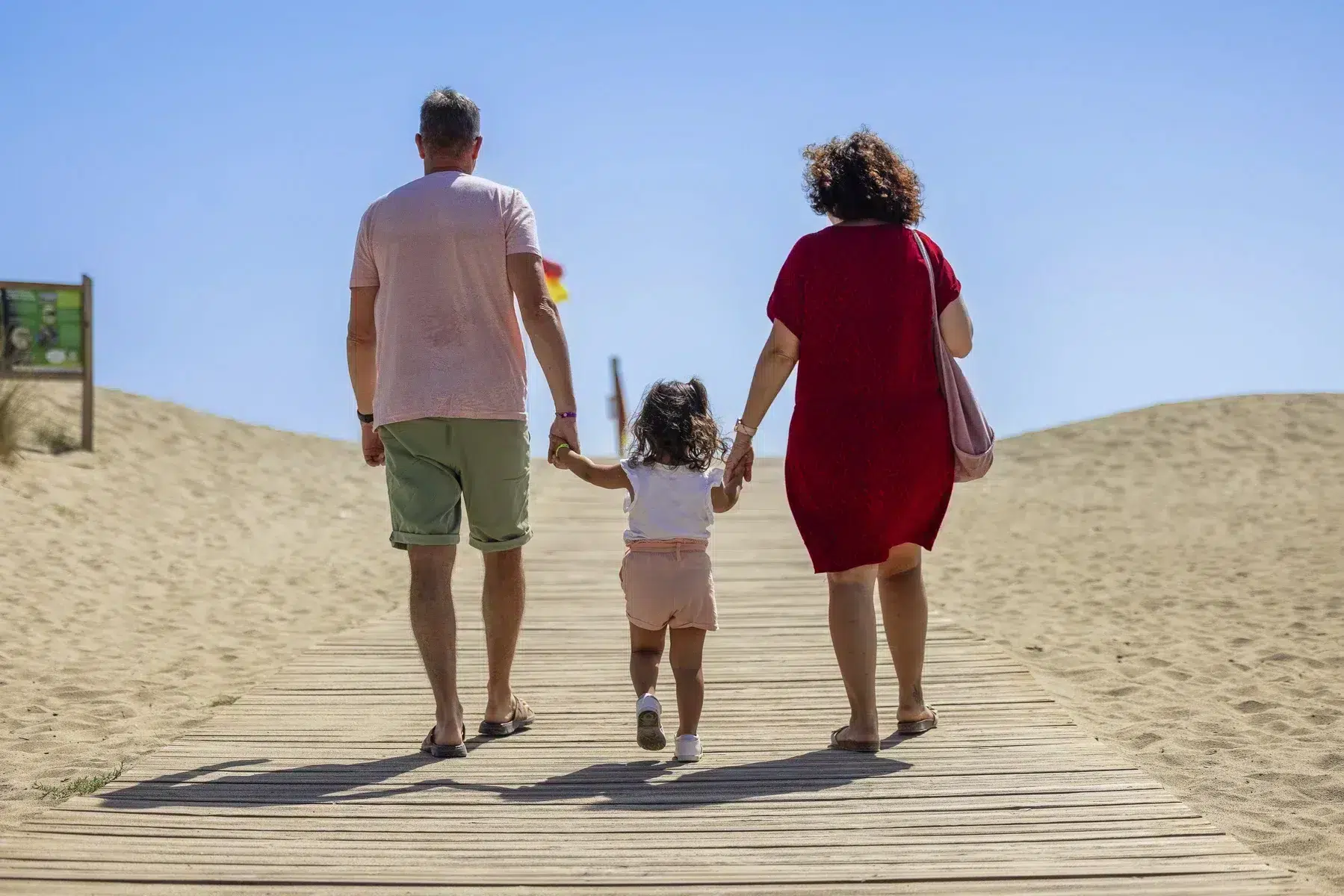 Camping met directe toegang tot het strand