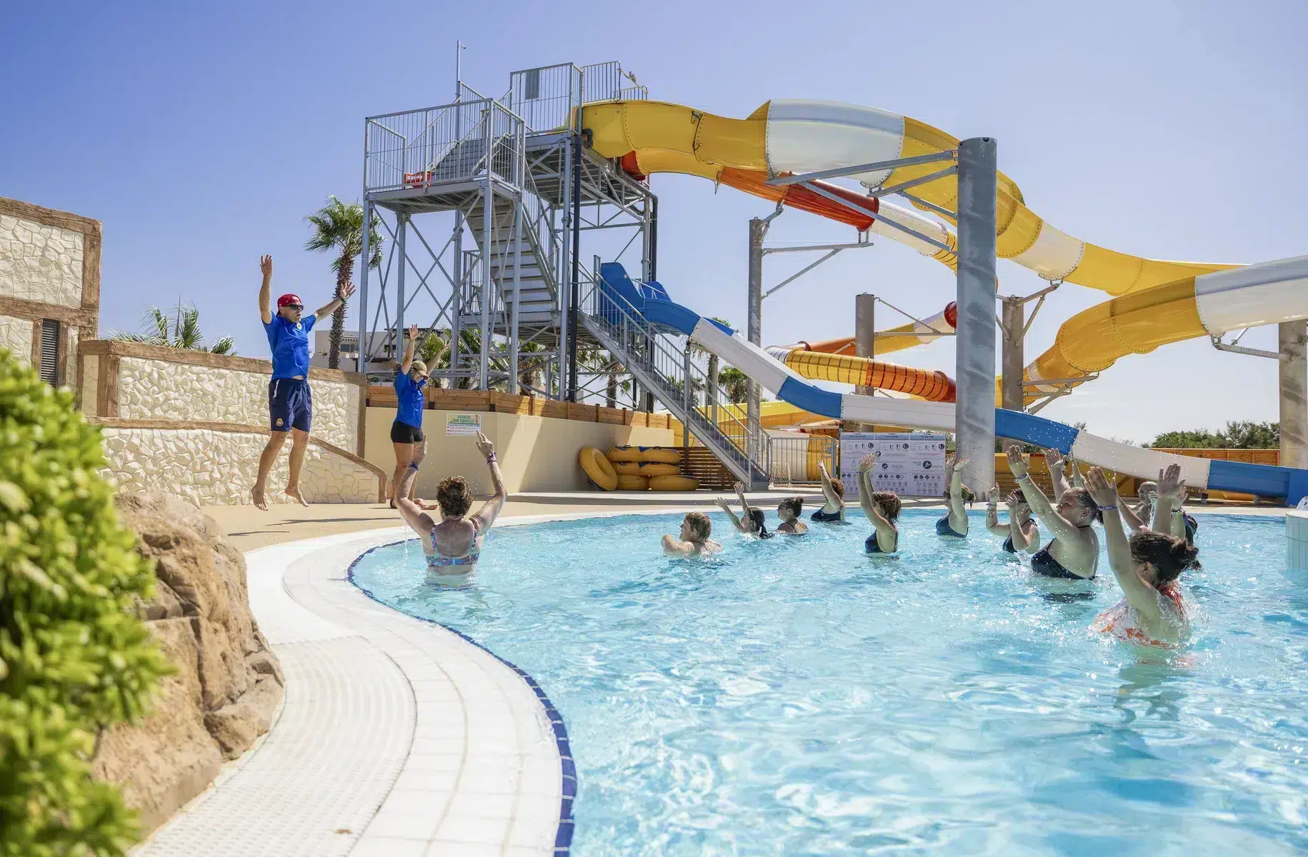 swimming pool slide perpignan