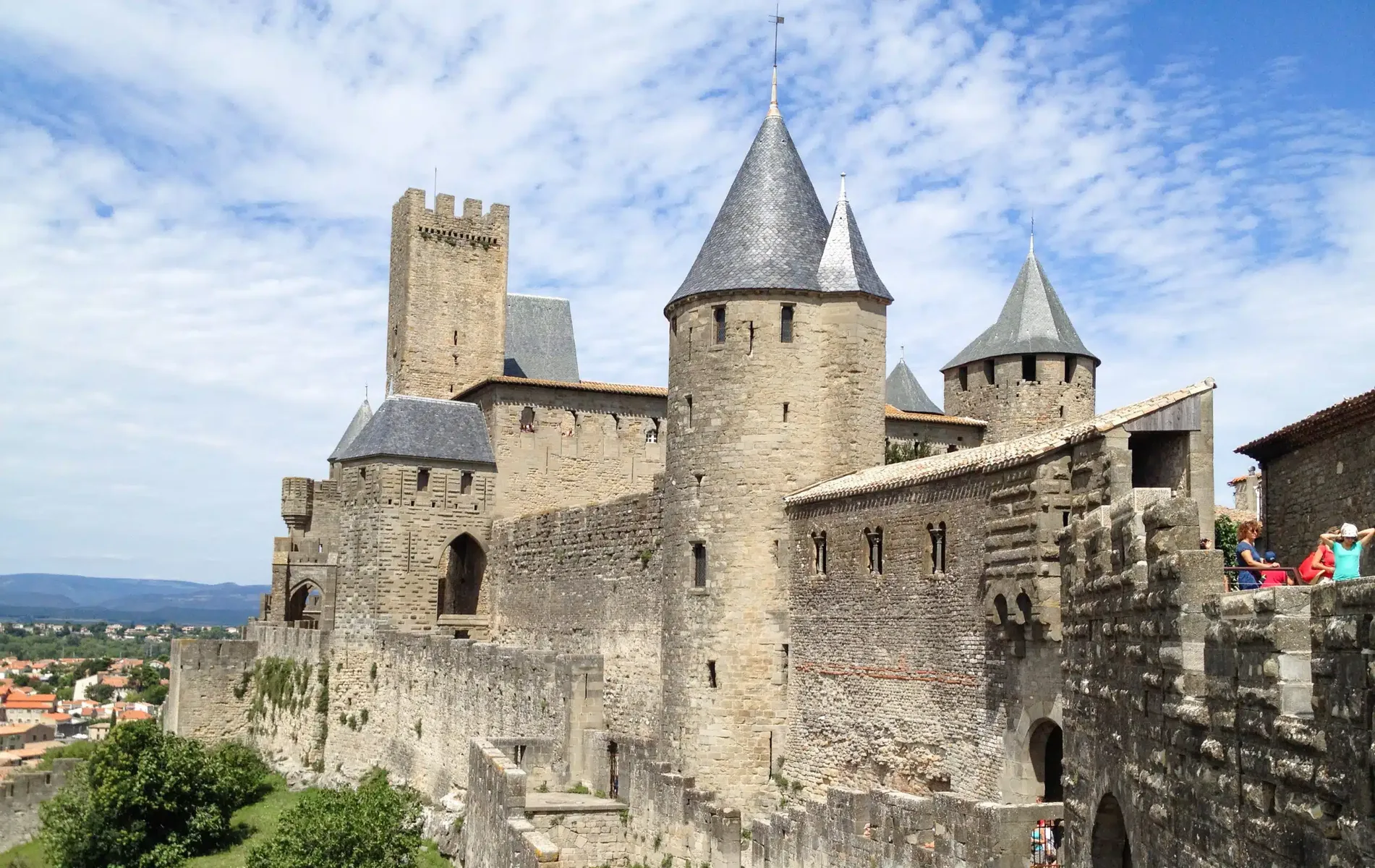 Aufenthalt auf einem Campingplatz in Carcassonne