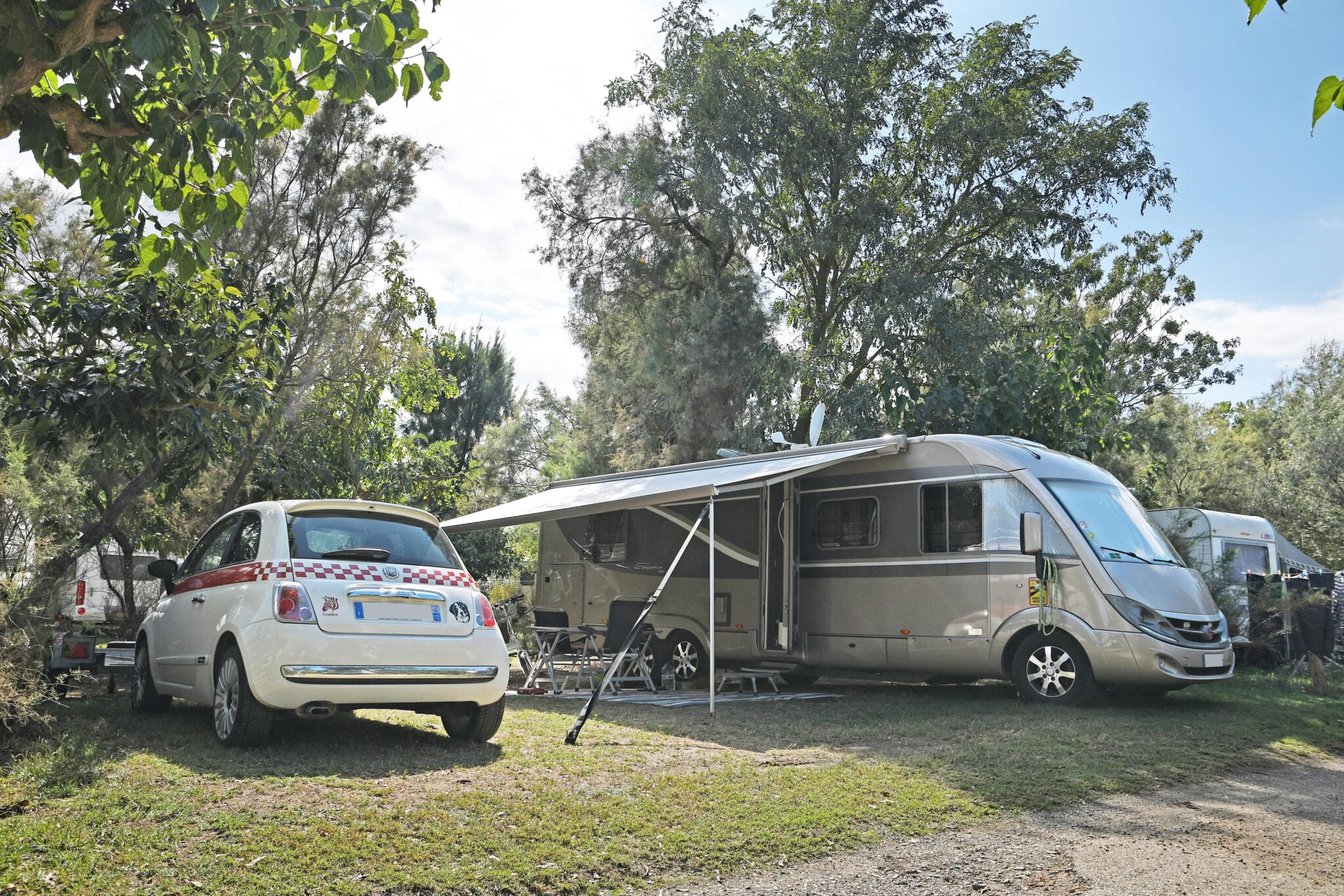 Pauschale STANDARD : Stellplatz + Auto + Strom 10A