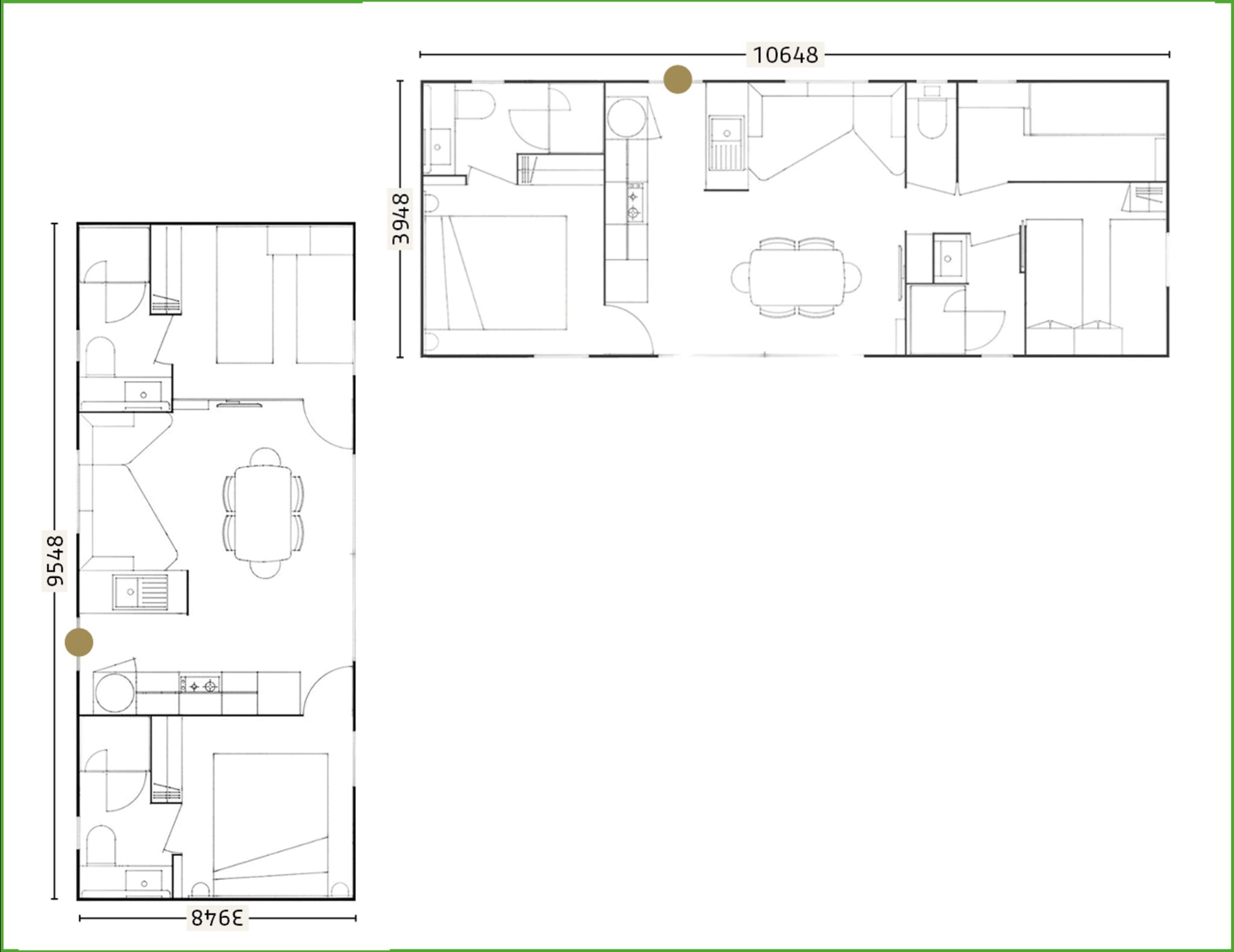 HERA-Bereich – 2 mh – 5 ch – 4 Badezimmern – Klimaanlage – TV