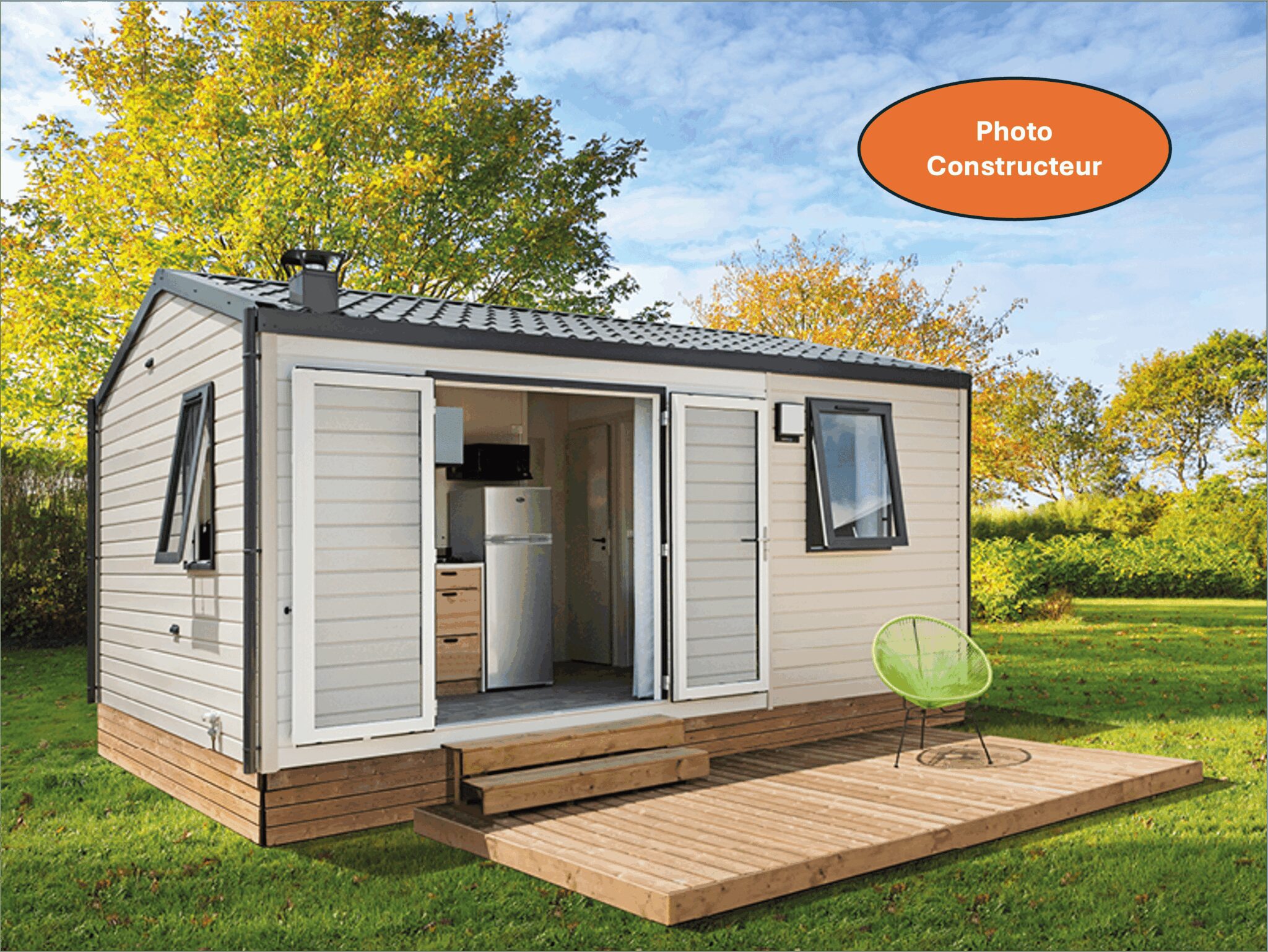 Mobilheim CUPIDON – 1 ch – Klimaanlage – TV