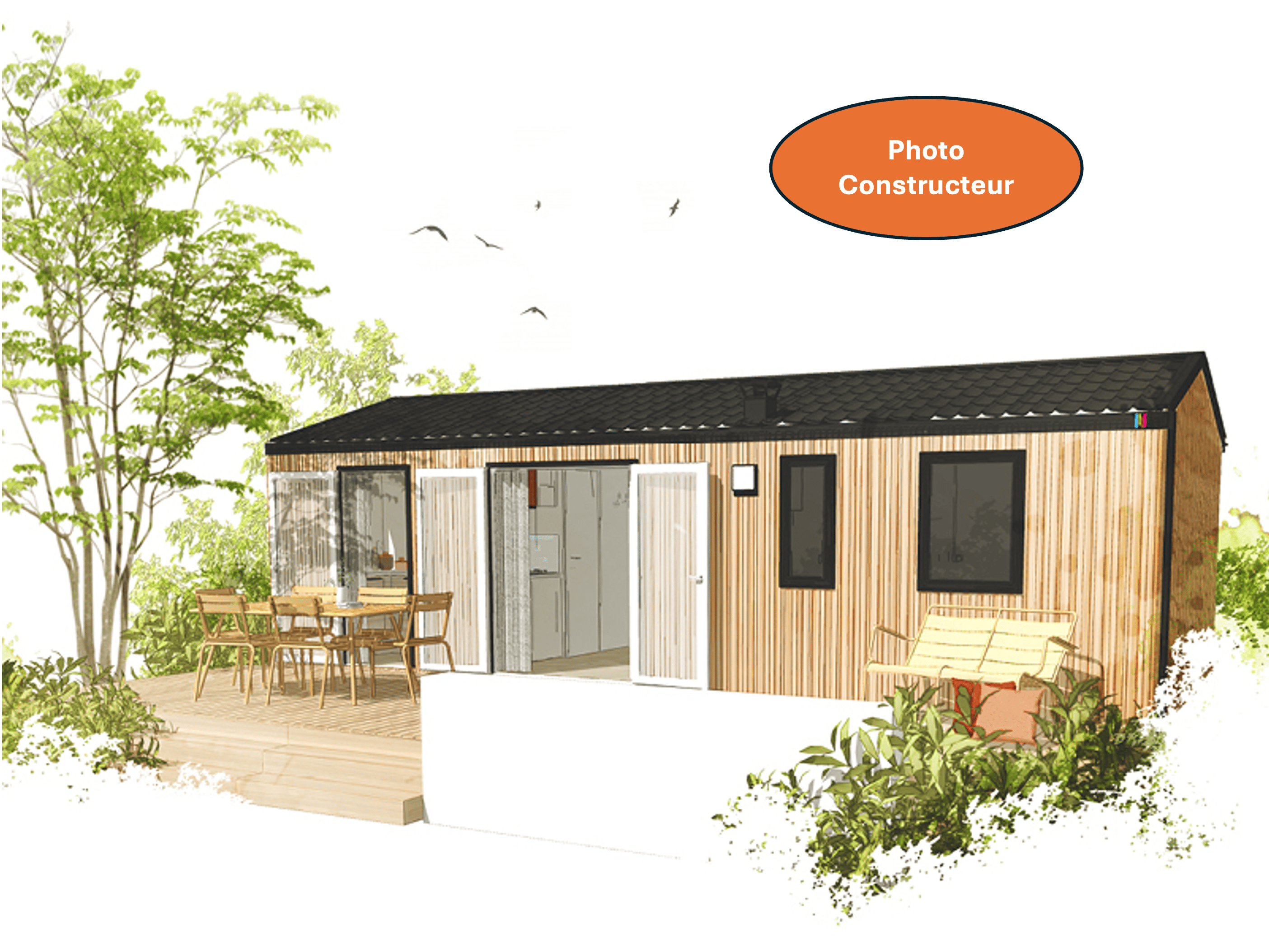 Mobilheim HELIOS – 3 ch – Klimaanlage – TV