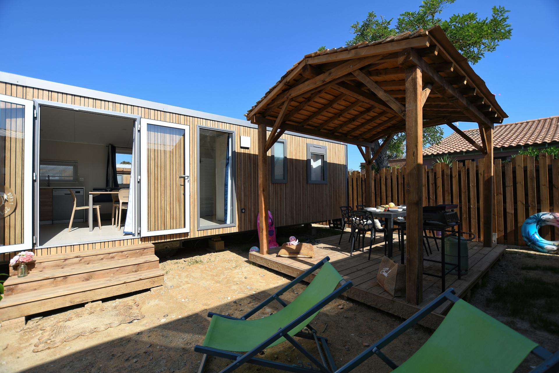 Mobil-home CALISTA – 3 ch – 2 Salles d&rsquo;eau – Climatisé – TV